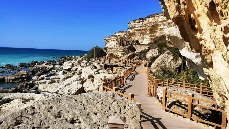Aktau Rocky Trail running along the Caspian Sea 