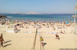 Marseille city beach