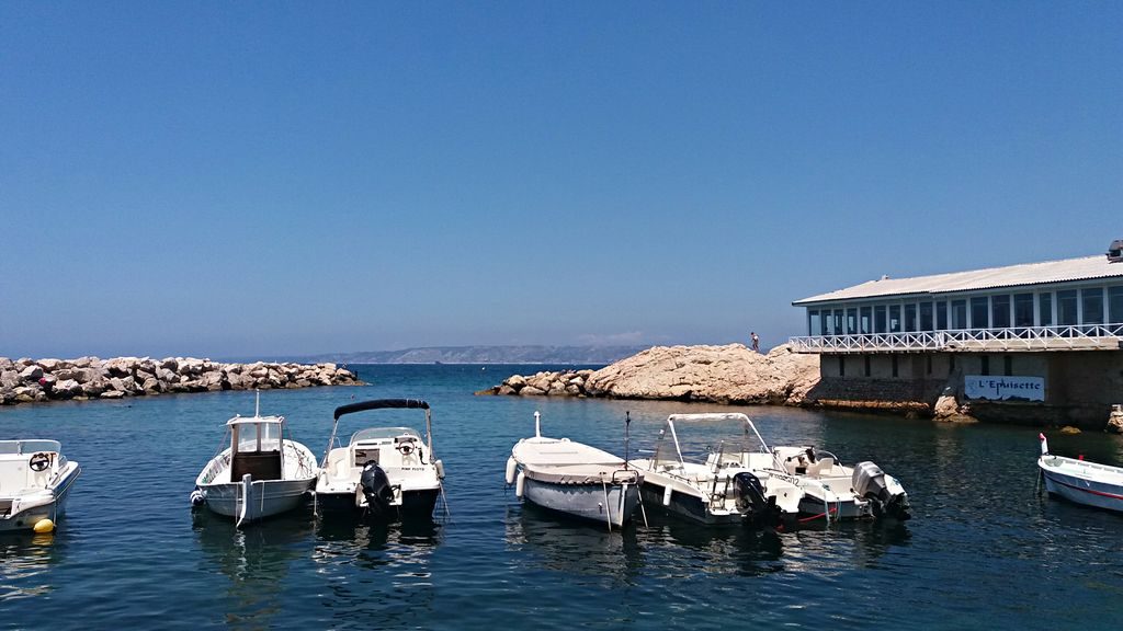 Vallon des Auffes tiny fishing village inside city of Marseille