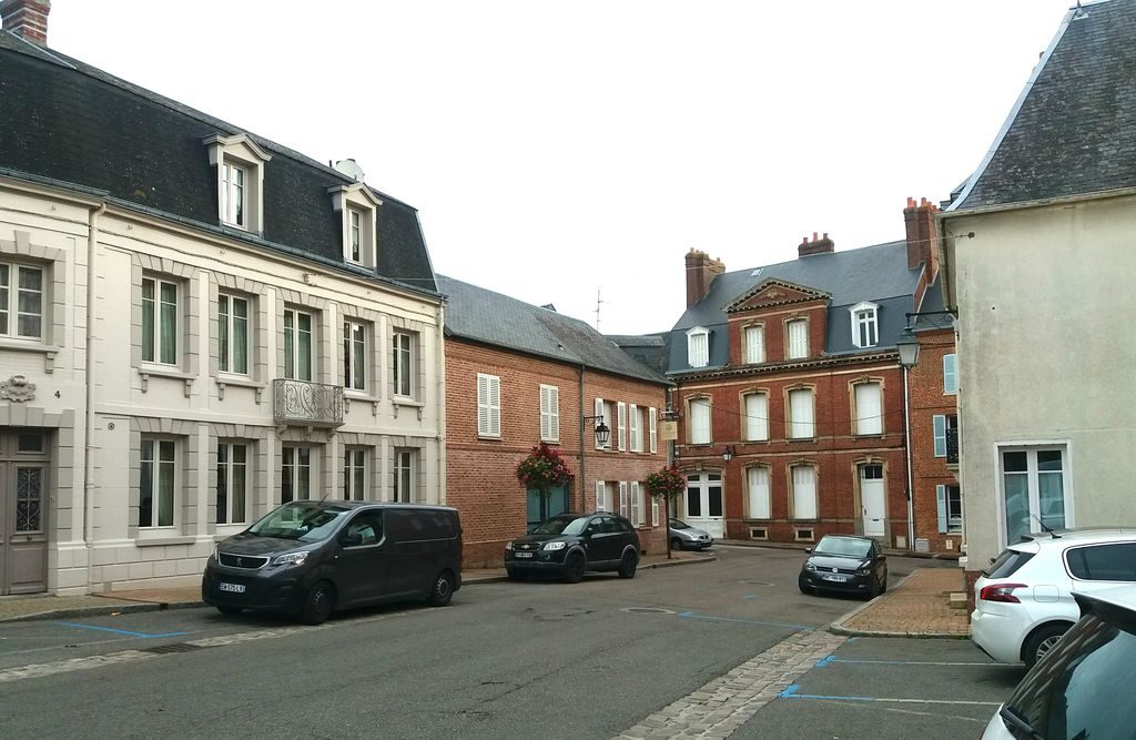 Town of Eu in the Normandy region in northern France