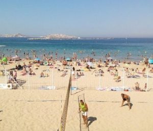 Marseille city beach - "LES CATALANS"