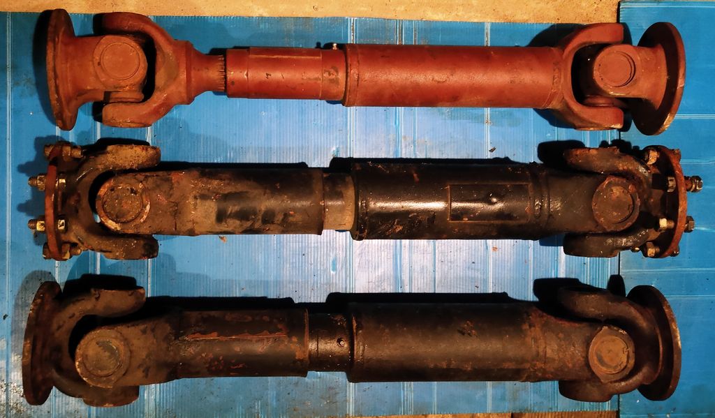 Rear cardan shaft IFA-W50 4x4 Карданный вал задний ИФА-В50 4х4