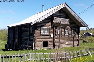 Kinerma Historic Village Republic of Karelia, Russia. overland travel