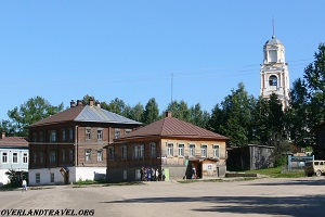 Kologriv small ancient town in Kostroma Oblast. Overland travel Road trip Russia 4x4 WWII