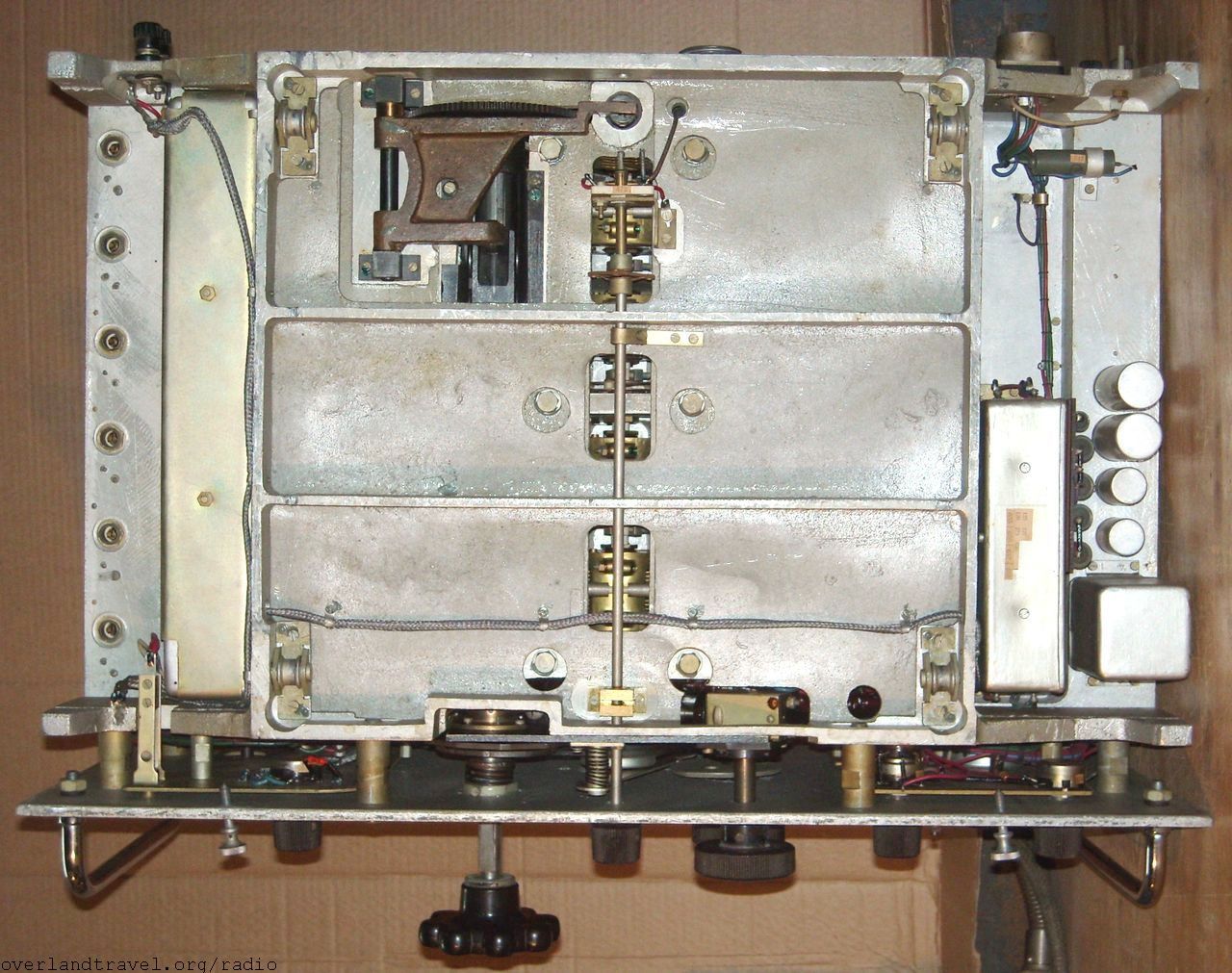 Radio receiver Krot-M based ideas, designs German Koeln E 52b, Telefunken T9K39.