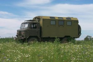 GAZ-66 - Soviet and Russian army truck with the wheel formula 4 × 4